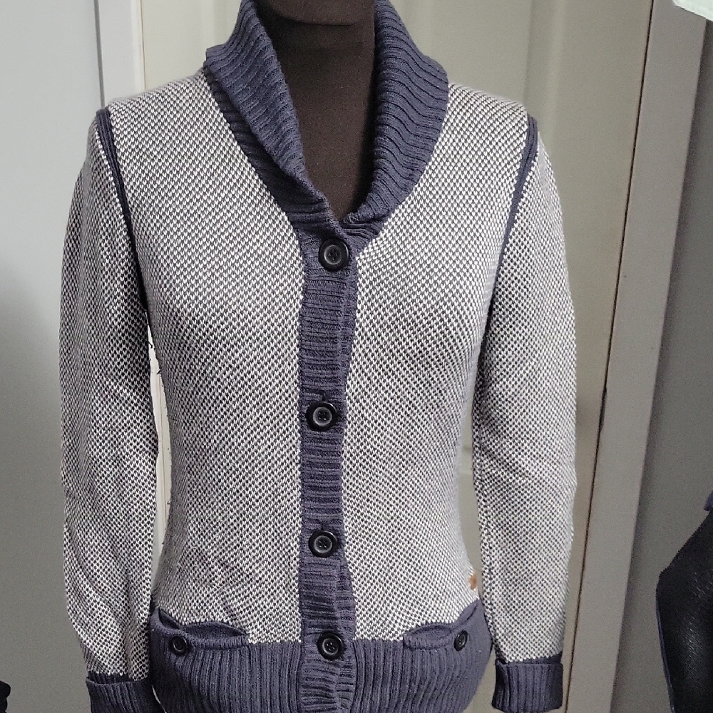 Small Roots Canada Shawl Collar Cardigan